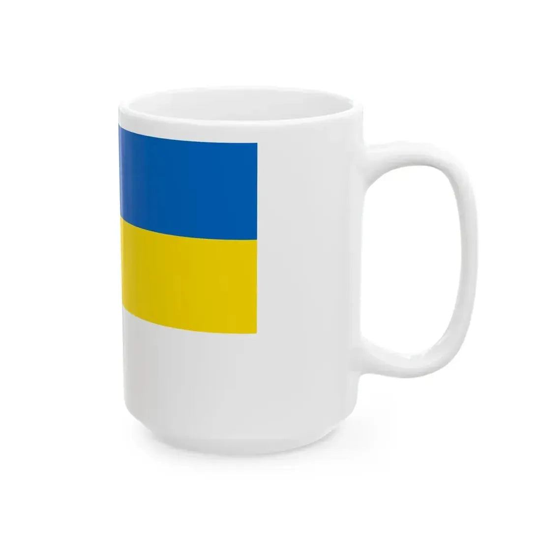 Vise flag 2 (Belgium) White Coffee Mug - Go Mug Yourself