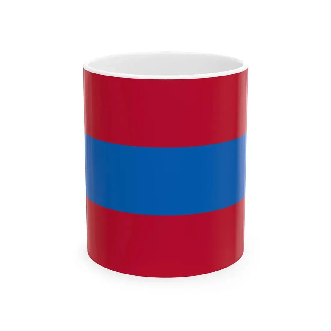 Vise flag 3 (Belgium) White Coffee Mug 11oz - Go Mug Yourself