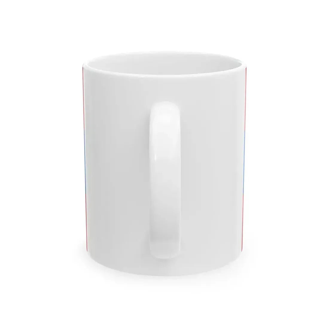 Vise flag 3 (Belgium) White Coffee Mug - Go Mug Yourself