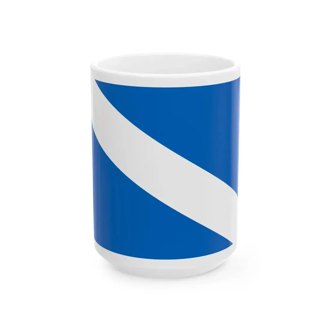 Vise flag 4 (Belgium) White Coffee Mug 15oz - Go Mug Yourself