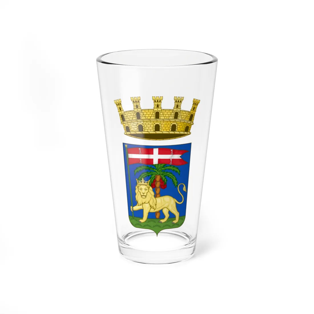Viterbo-Stemma (Italy) (Coat of Arms) Pint Glass 16oz 16oz - Go Mug Yourself