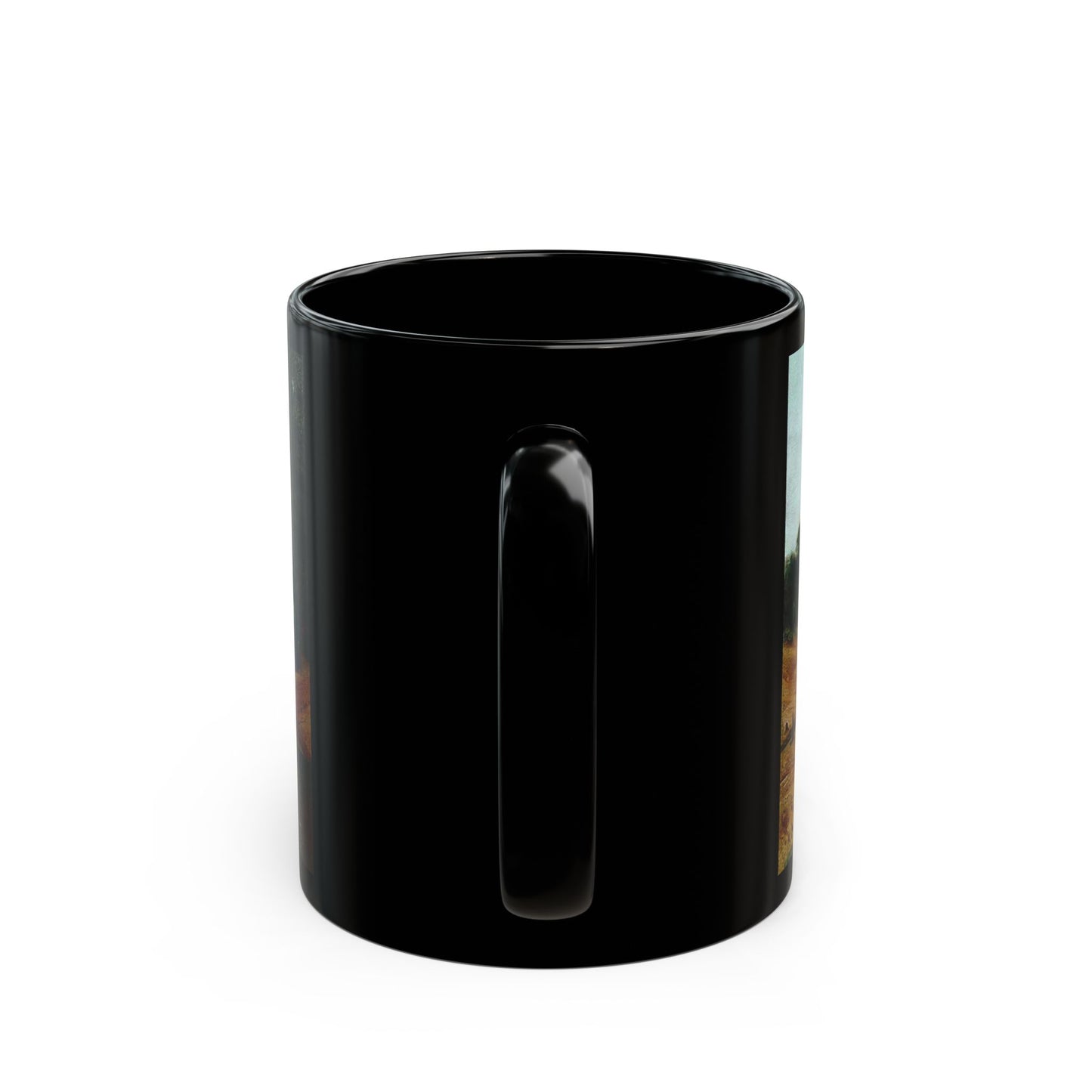 Vladimir Orlovsky (1842-1914) Summer Landscape - 1877 - Black Coffee Mug-Go Mug Yourself