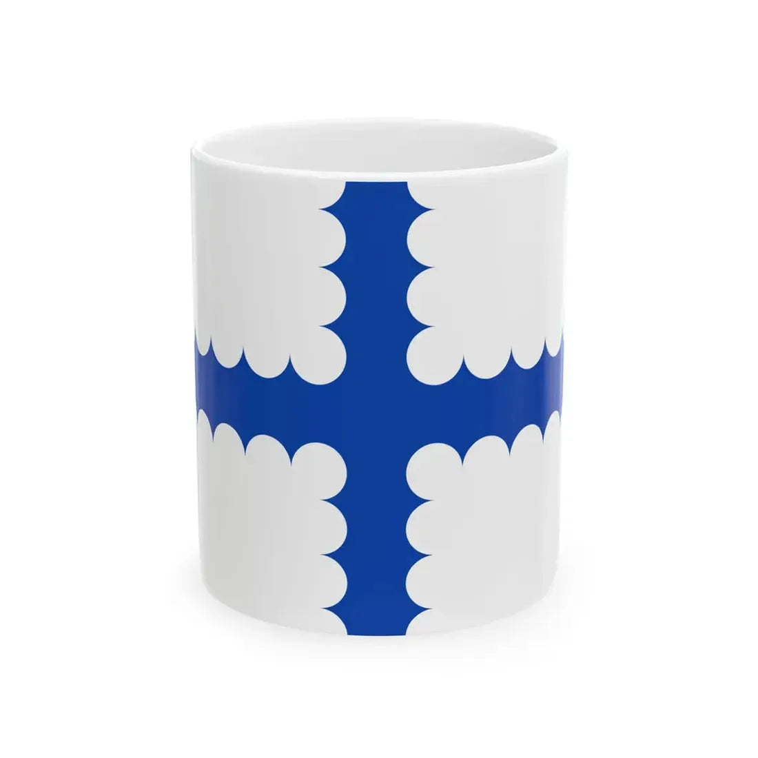 Vlag Beersel (Belgium) White Coffee Mug 11oz - Go Mug Yourself