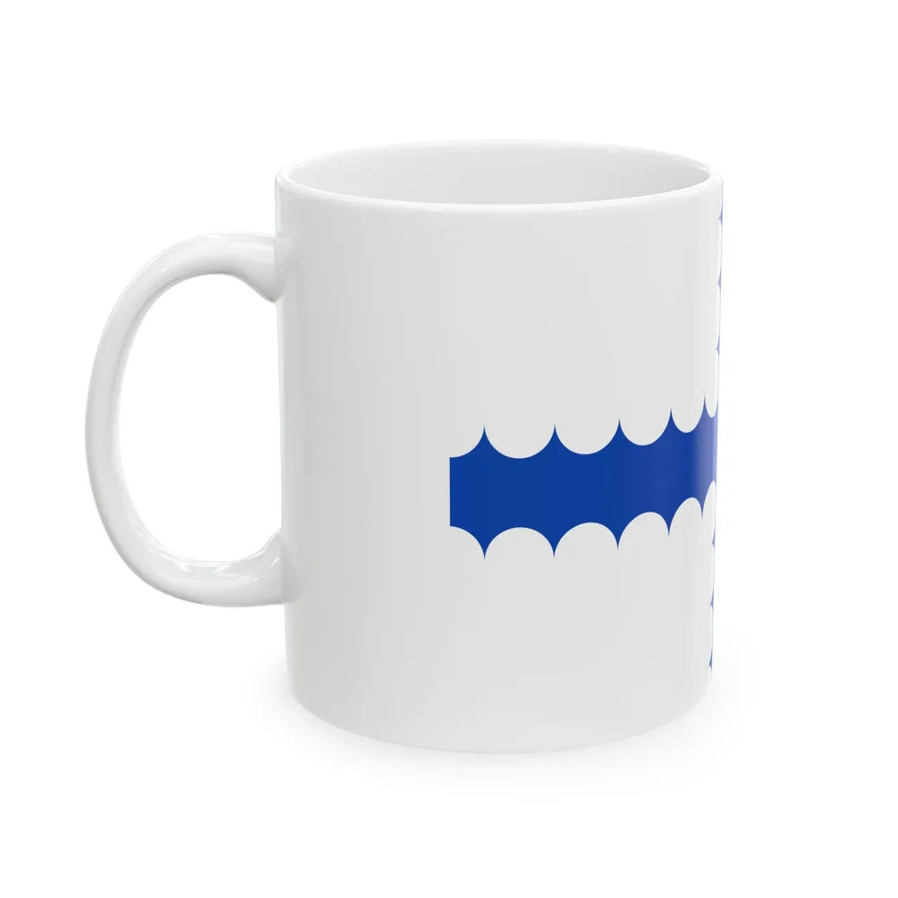 Vlag Beersel (Belgium) White Coffee Mug - Go Mug Yourself