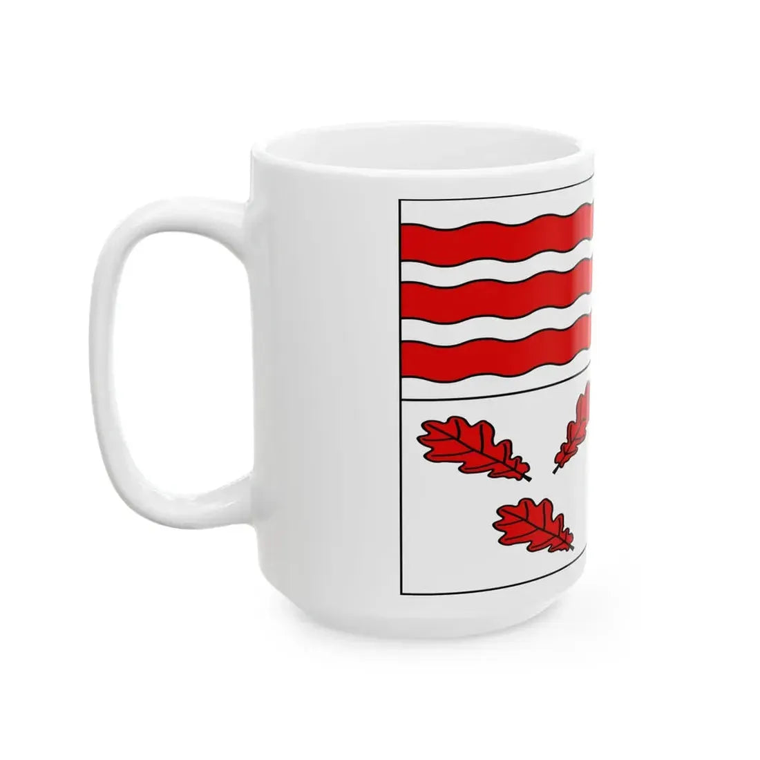 Vlag Froidchapelle (Belgium) White Coffee Mug - Go Mug Yourself
