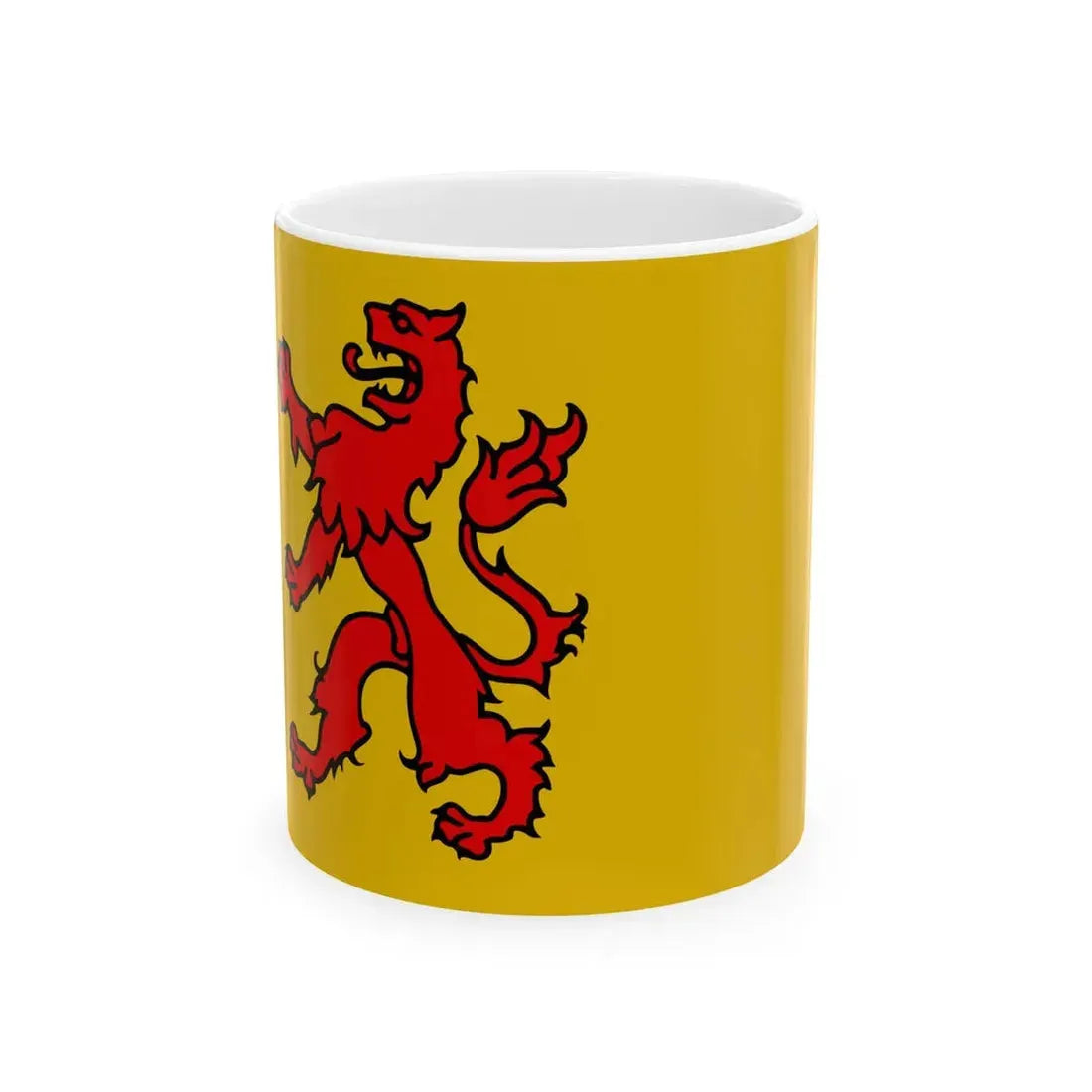 Vlag Graafschap Holland (Netherlands) White Coffee Mug 11oz - Go Mug Yourself