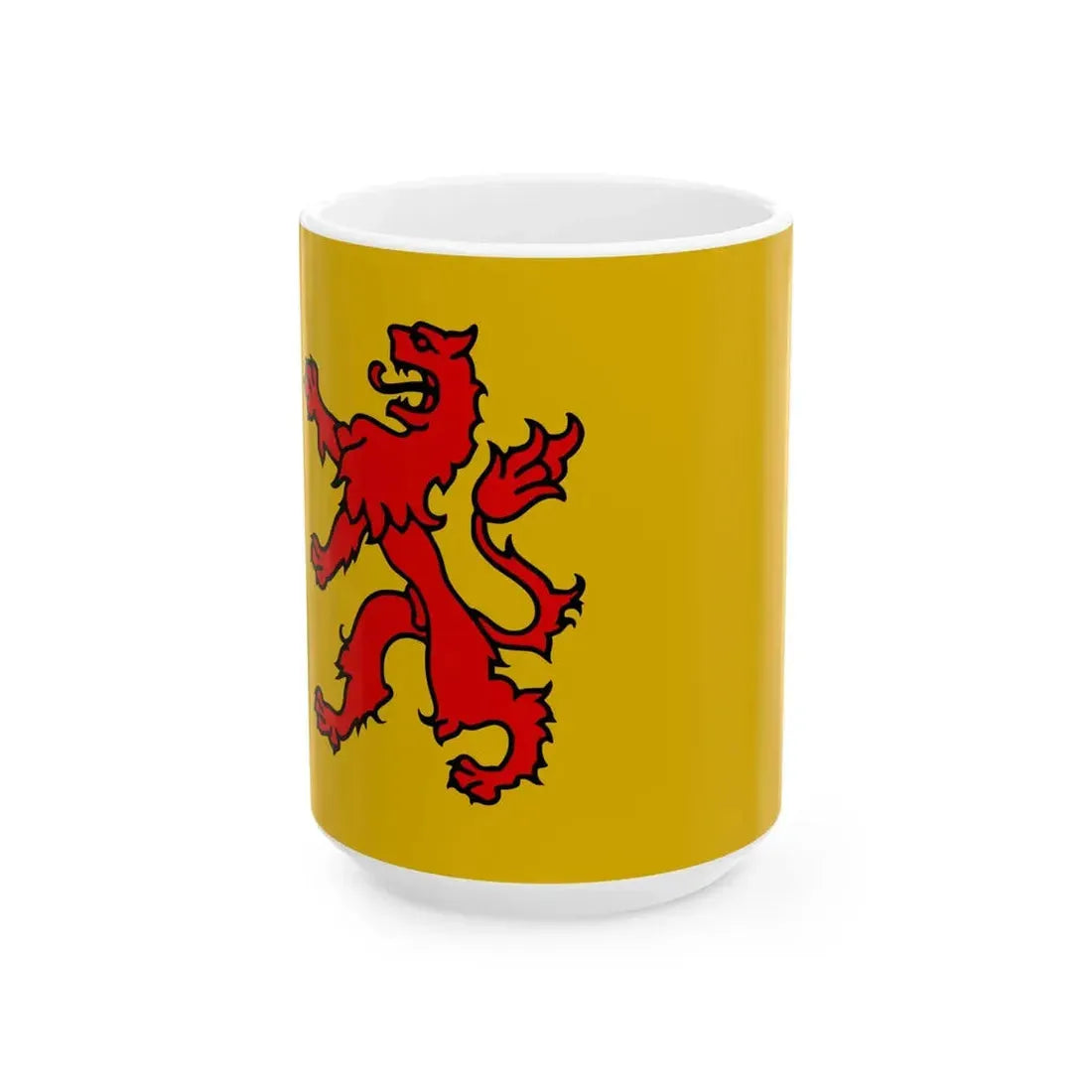 Vlag Graafschap Holland (Netherlands) White Coffee Mug 15oz - Go Mug Yourself