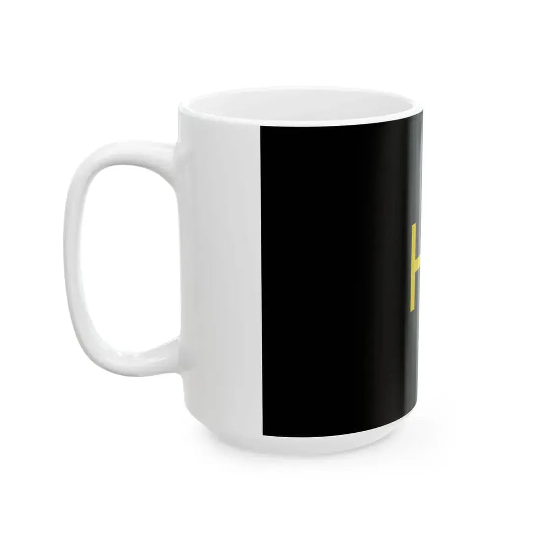 Vlag Hechtel-Eksel (Belgium) White Coffee Mug - Go Mug Yourself