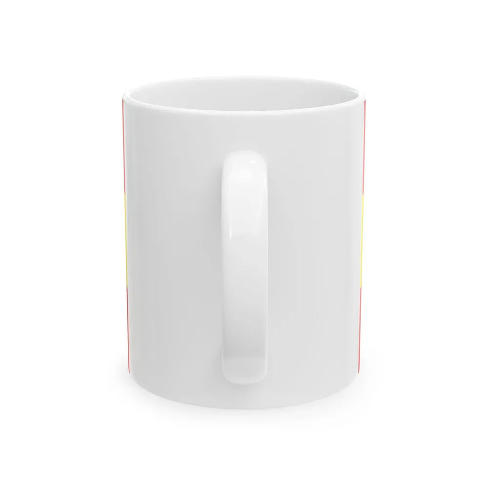 Vlag-herkdestad (Belgium) White Coffee Mug - Go Mug Yourself