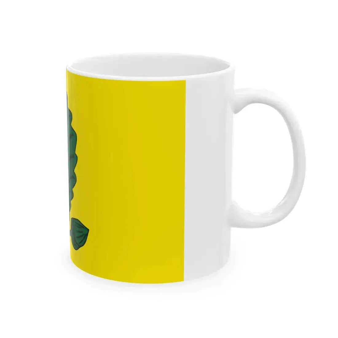 Vlag Heusden-Zolder (Belgium) White Coffee Mug - Go Mug Yourself