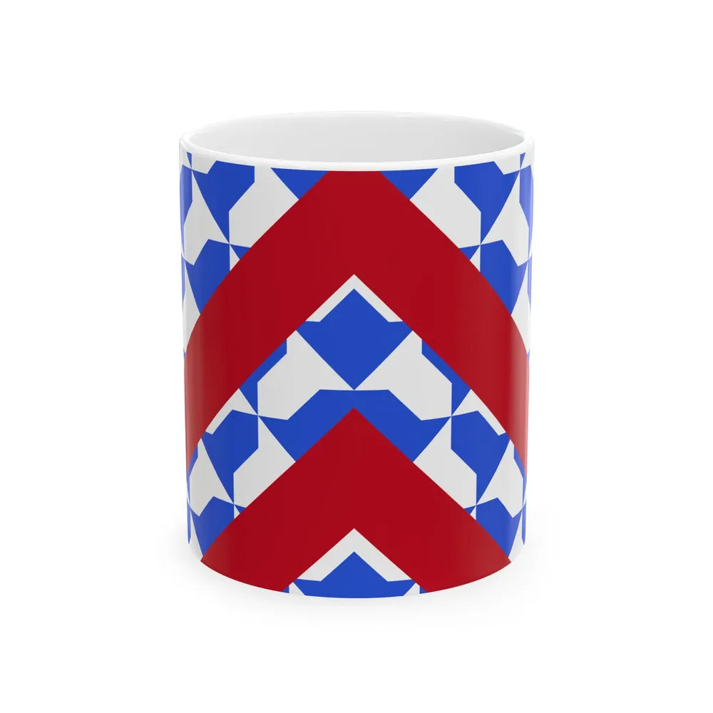 Vlag Lijssem (Belgium) White Coffee Mug 11oz - Go Mug Yourself