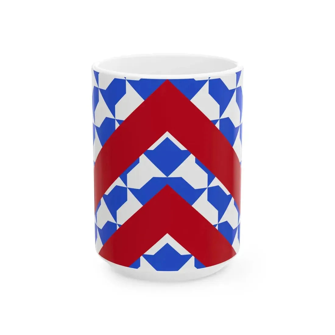 Vlag Lijssem (Belgium) White Coffee Mug 15oz - Go Mug Yourself