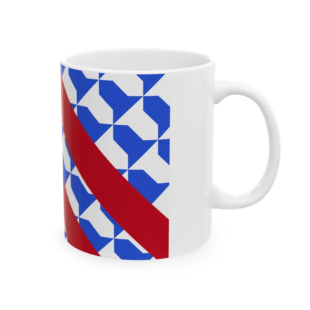 Vlag Lijssem (Belgium) White Coffee Mug - Go Mug Yourself