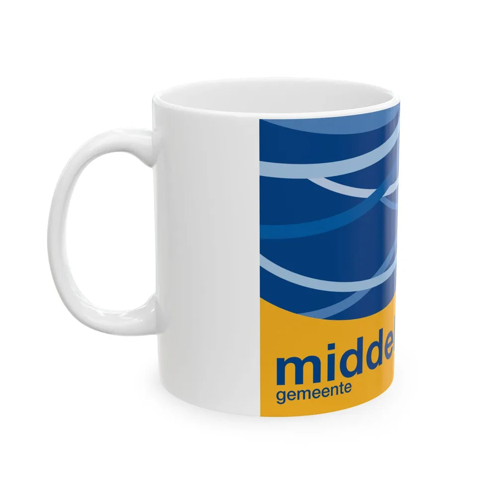 Vlag Middelkerke (Belgium) White Coffee Mug - Go Mug Yourself