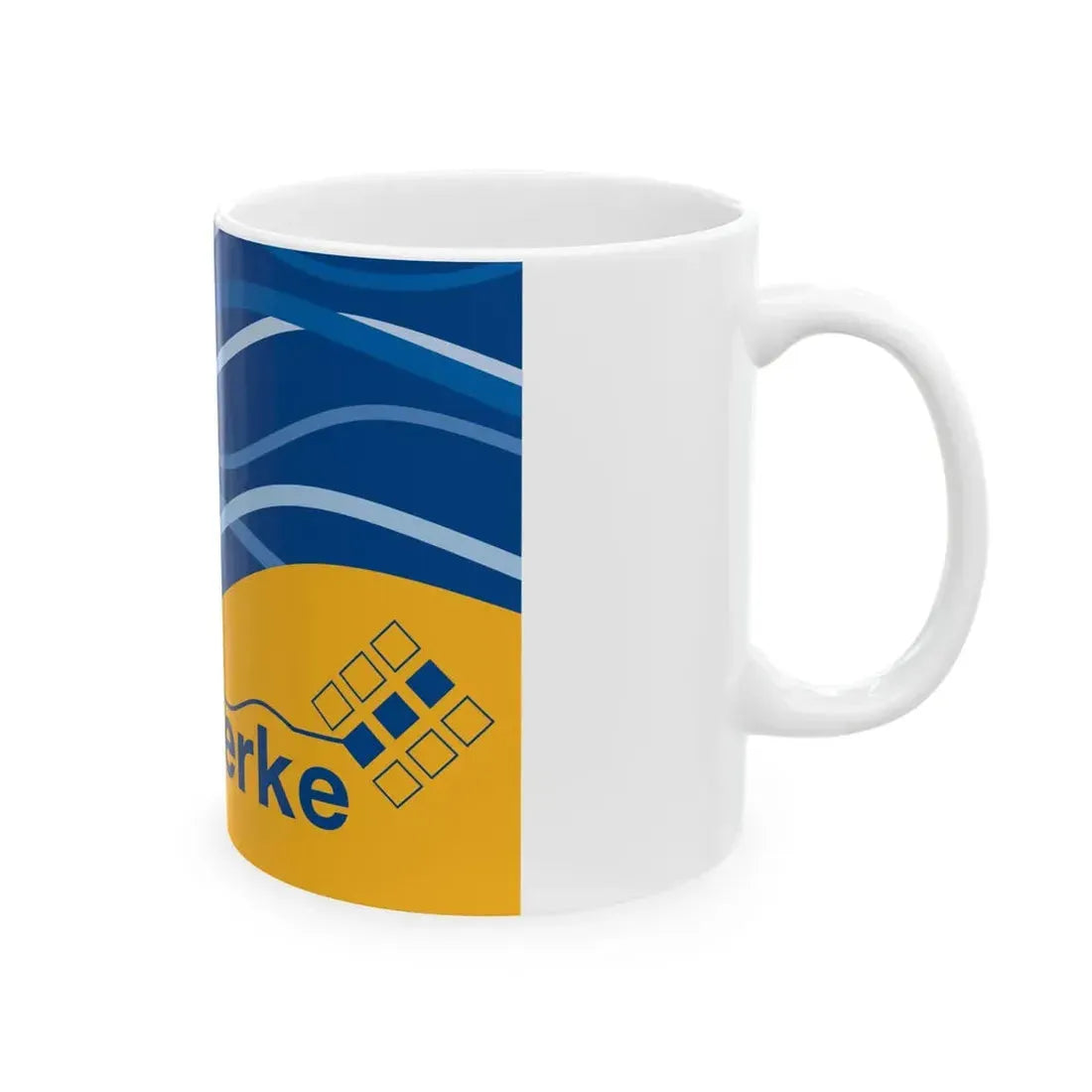 Vlag Middelkerke (Belgium) White Coffee Mug - Go Mug Yourself