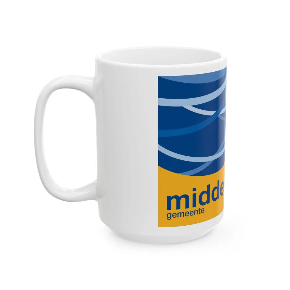 Vlag Middelkerke (Belgium) White Coffee Mug - Go Mug Yourself