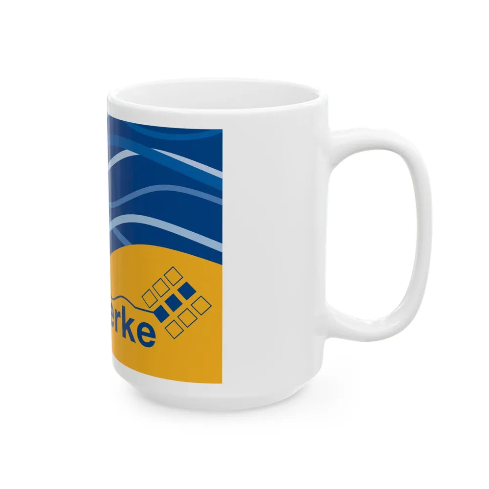 Vlag Middelkerke (Belgium) White Coffee Mug - Go Mug Yourself