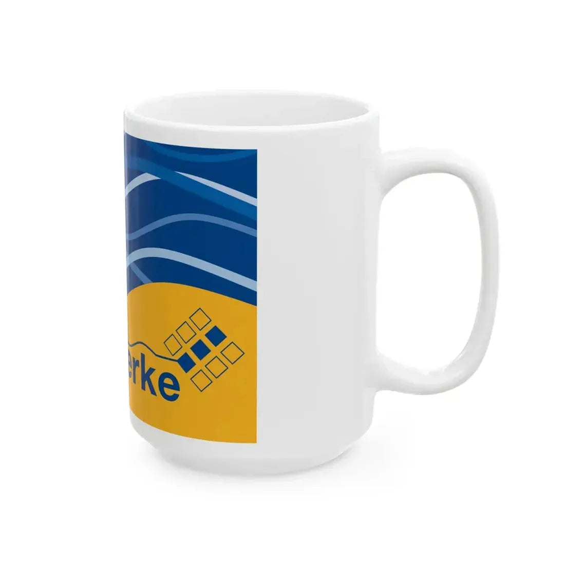 Vlag Middelkerke (Belgium) White Coffee Mug - Go Mug Yourself