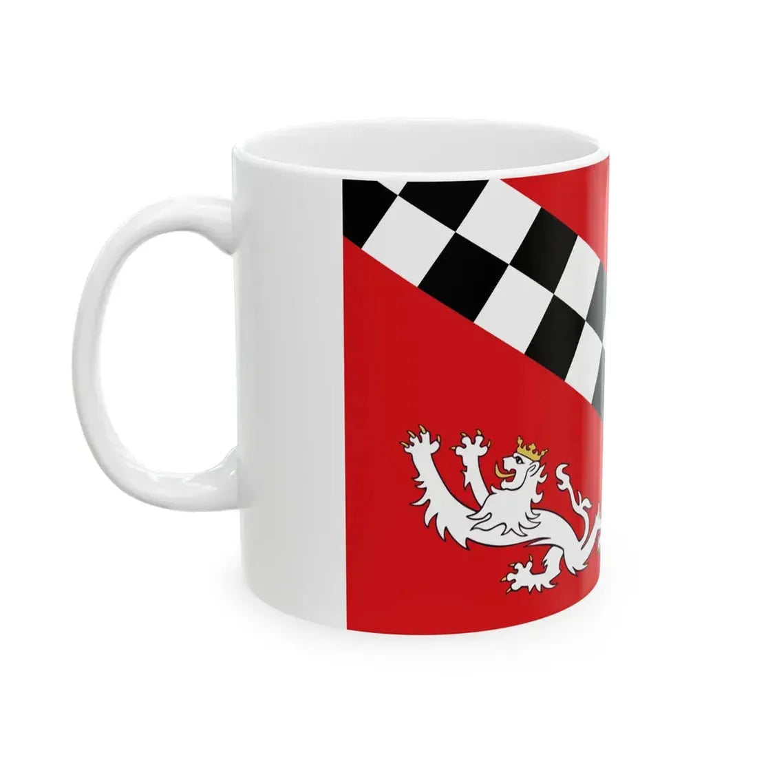 Vlag Puurs-Sint-Amands (Belgium) White Coffee Mug - Go Mug Yourself
