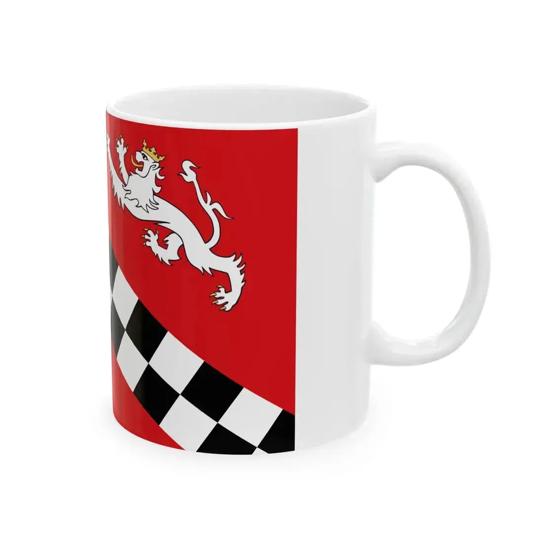 Vlag Puurs-Sint-Amands (Belgium) White Coffee Mug - Go Mug Yourself