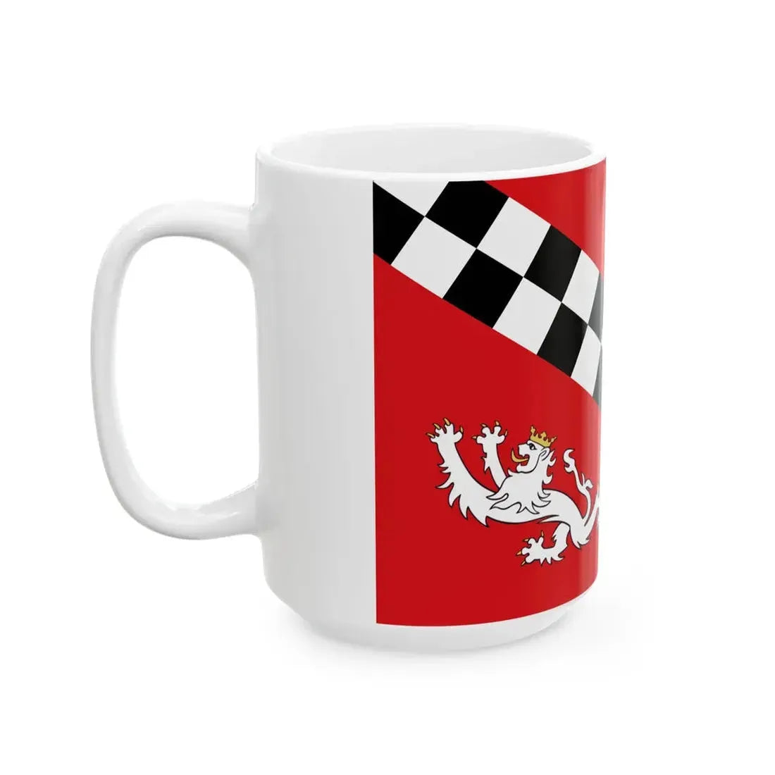 Vlag Puurs-Sint-Amands (Belgium) White Coffee Mug - Go Mug Yourself