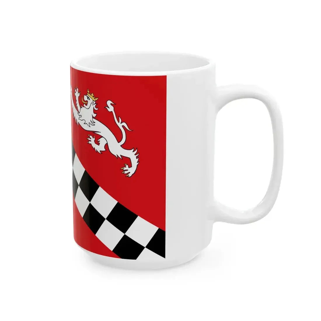 Vlag Puurs-Sint-Amands (Belgium) White Coffee Mug - Go Mug Yourself