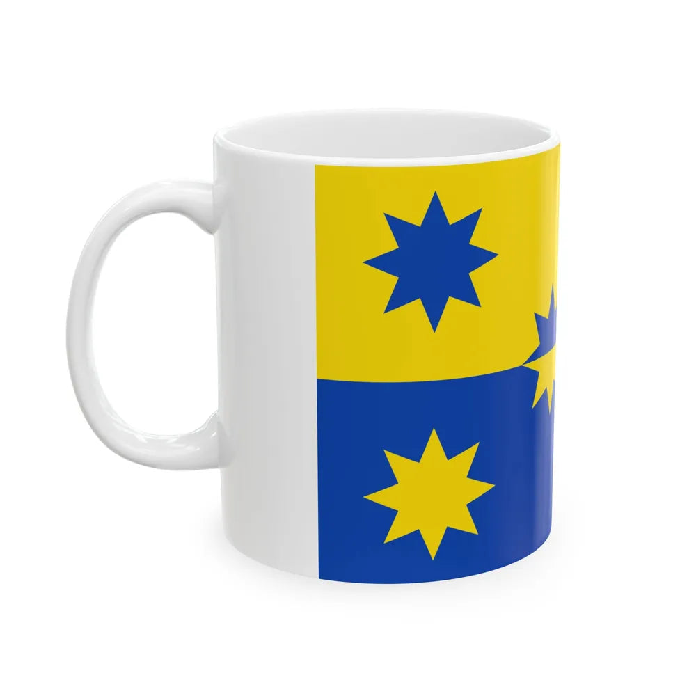 Vlag Stabroek (Belgium) White Coffee Mug - Go Mug Yourself