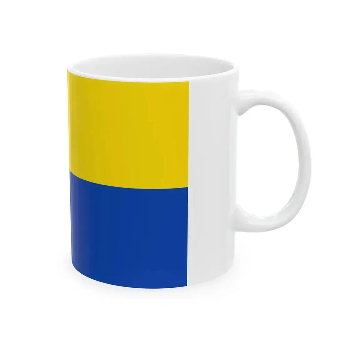 Vlag Stabroek (Belgium) White Coffee Mug - Go Mug Yourself