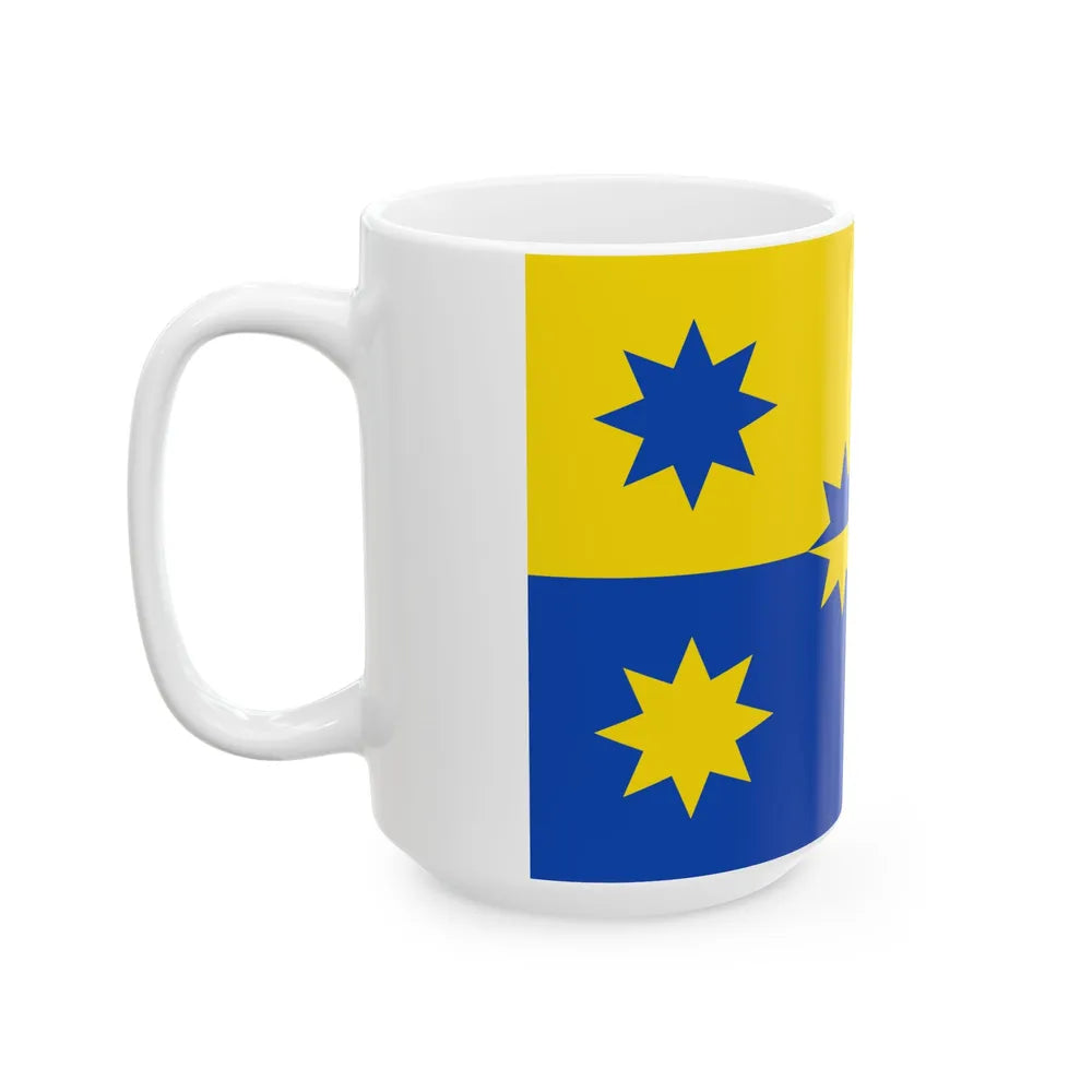 Vlag Stabroek (Belgium) White Coffee Mug - Go Mug Yourself