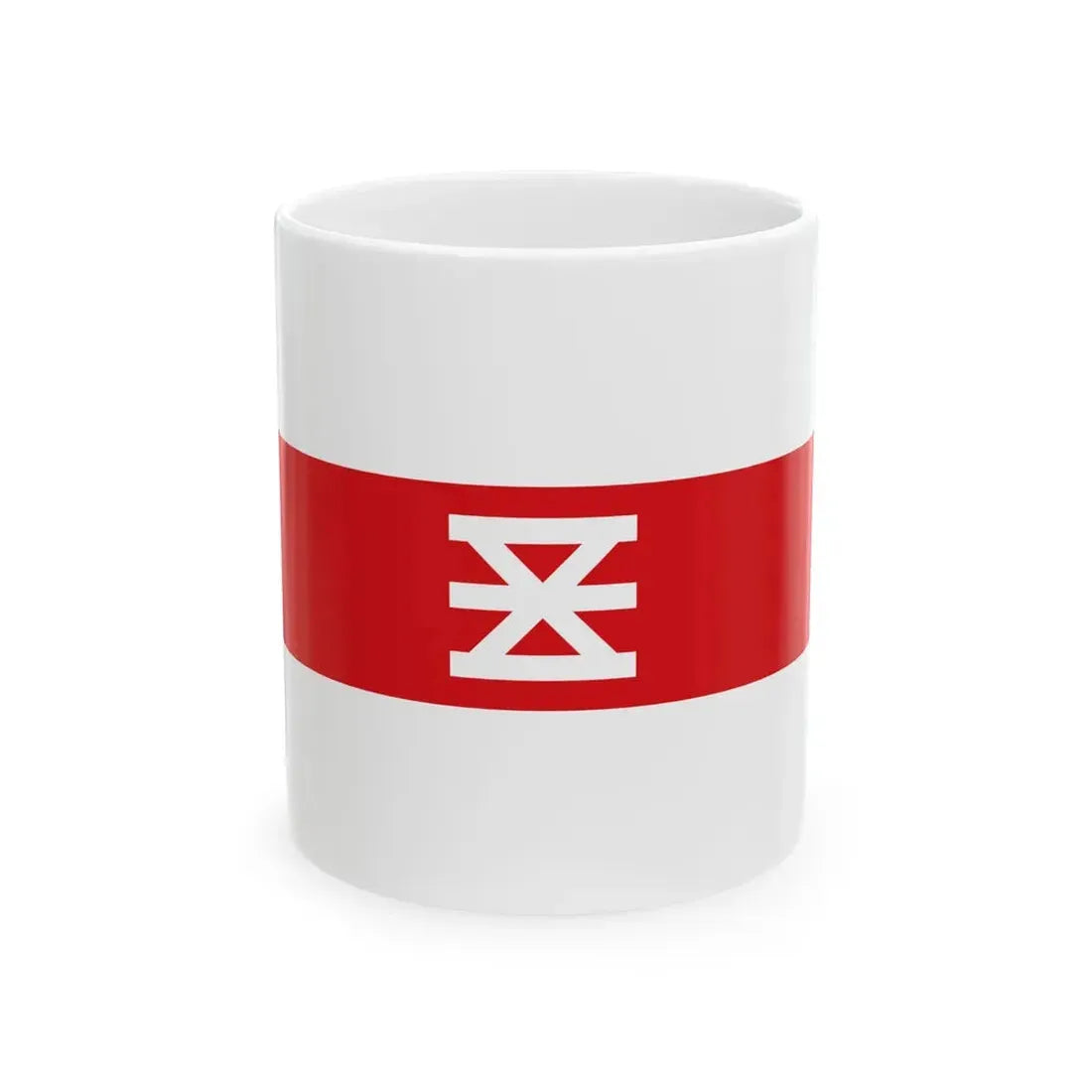 Vlag stad Enschede (Netherlands) White Coffee Mug 11oz - Go Mug Yourself