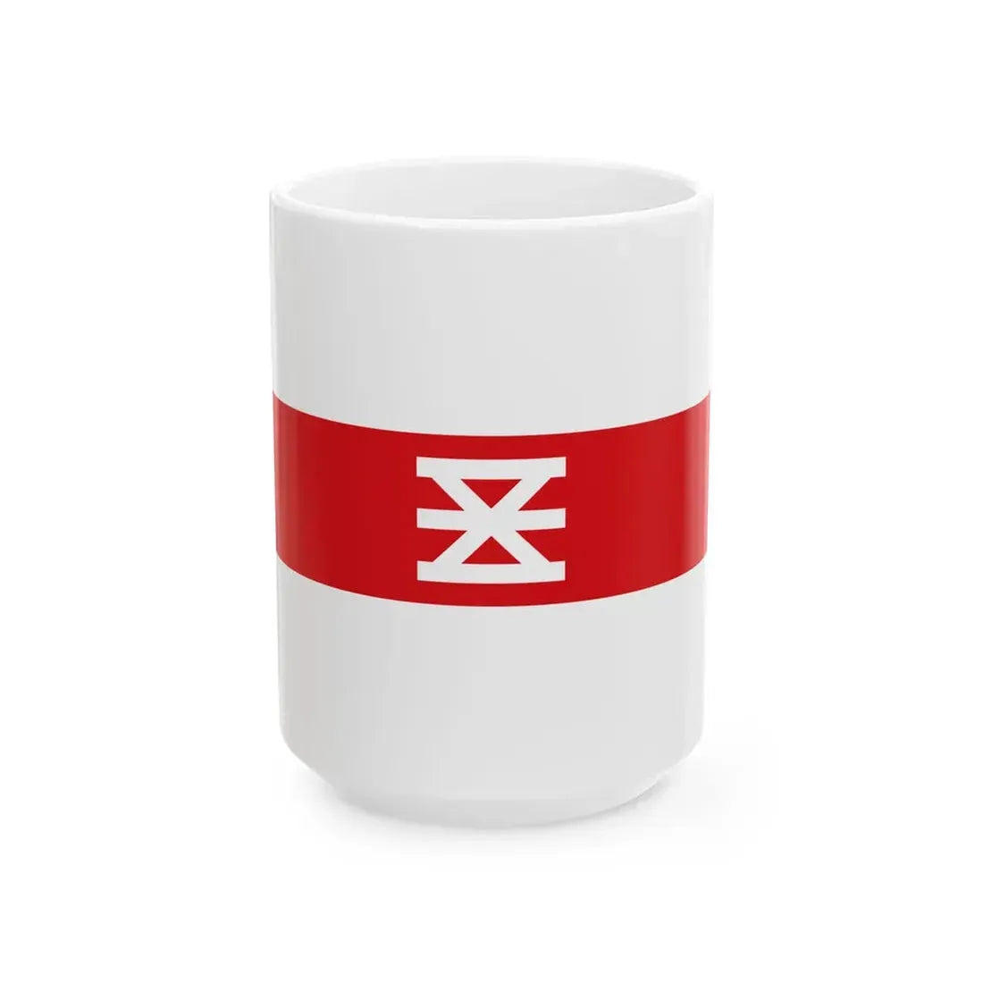 Vlag stad Enschede (Netherlands) White Coffee Mug 15oz - Go Mug Yourself