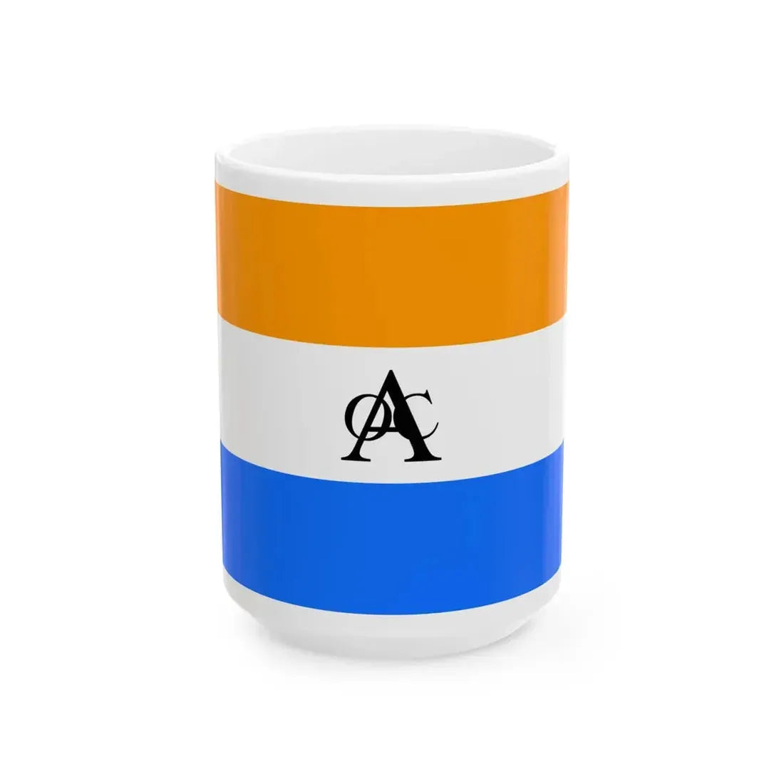 Vlag van de Algemeene Oost-Indische Compagnie Prinsenvlag (Netherlands) White Coffee Mug 15oz - Go Mug Yourself