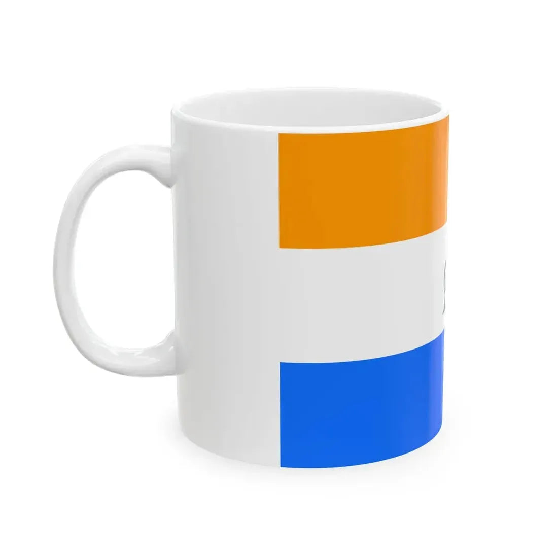 Vlag van de Algemeene Oost-Indische Compagnie Prinsenvlag (Netherlands) White Coffee Mug - Go Mug Yourself