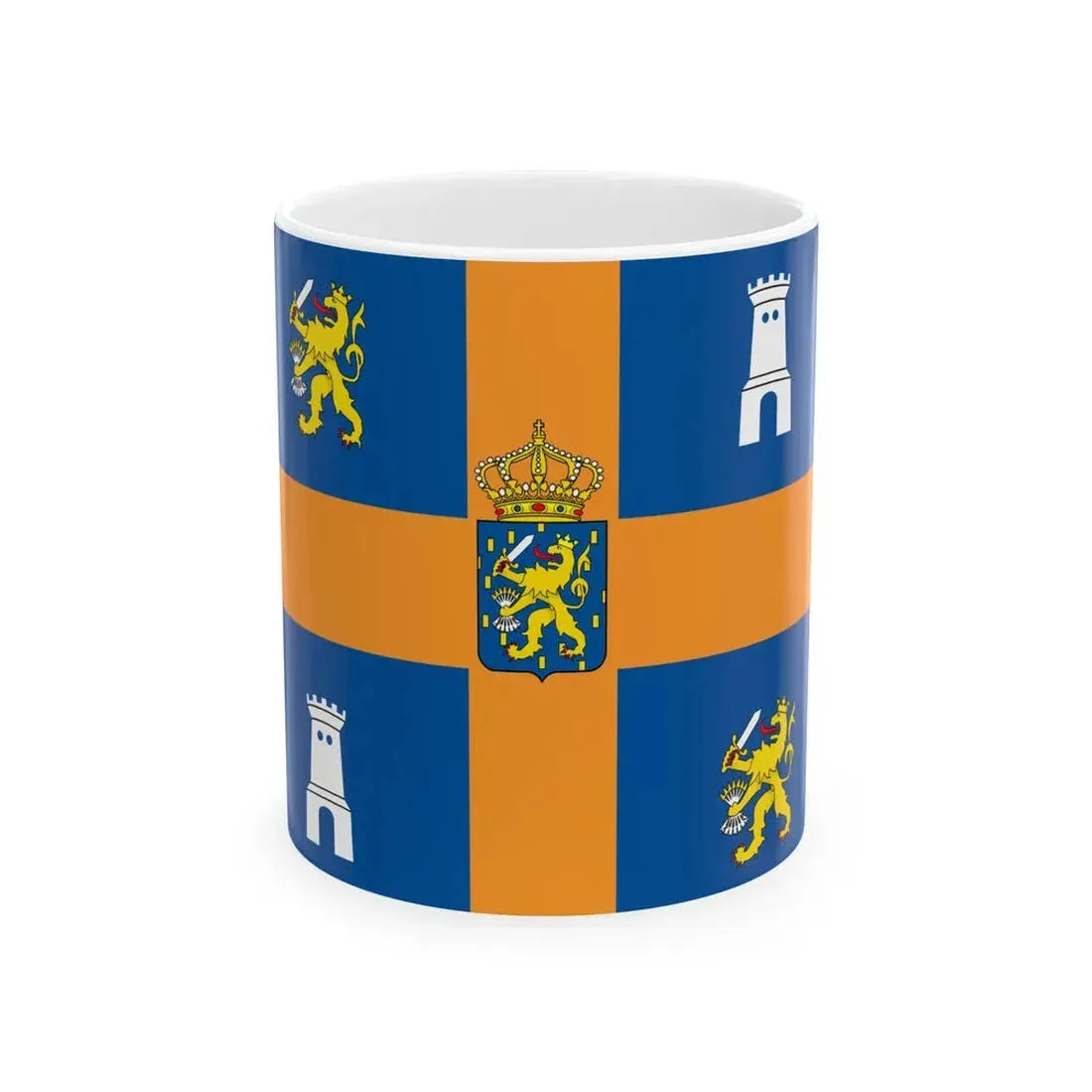 Vlag van prins Claus der Nederlanden (Netherlands) White Coffee Mug 11oz - Go Mug Yourself
