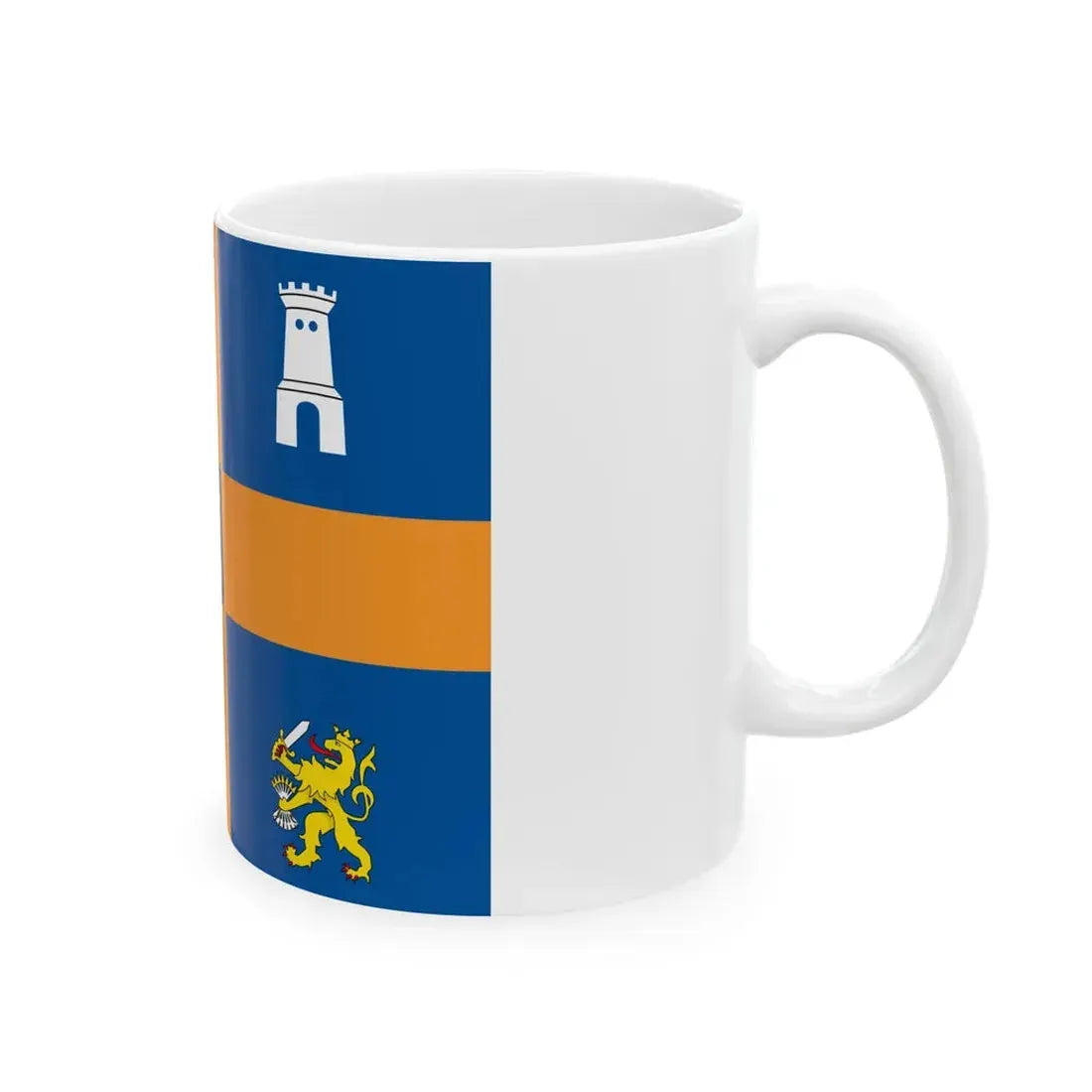 Vlag van prins Claus der Nederlanden (Netherlands) White Coffee Mug - Go Mug Yourself