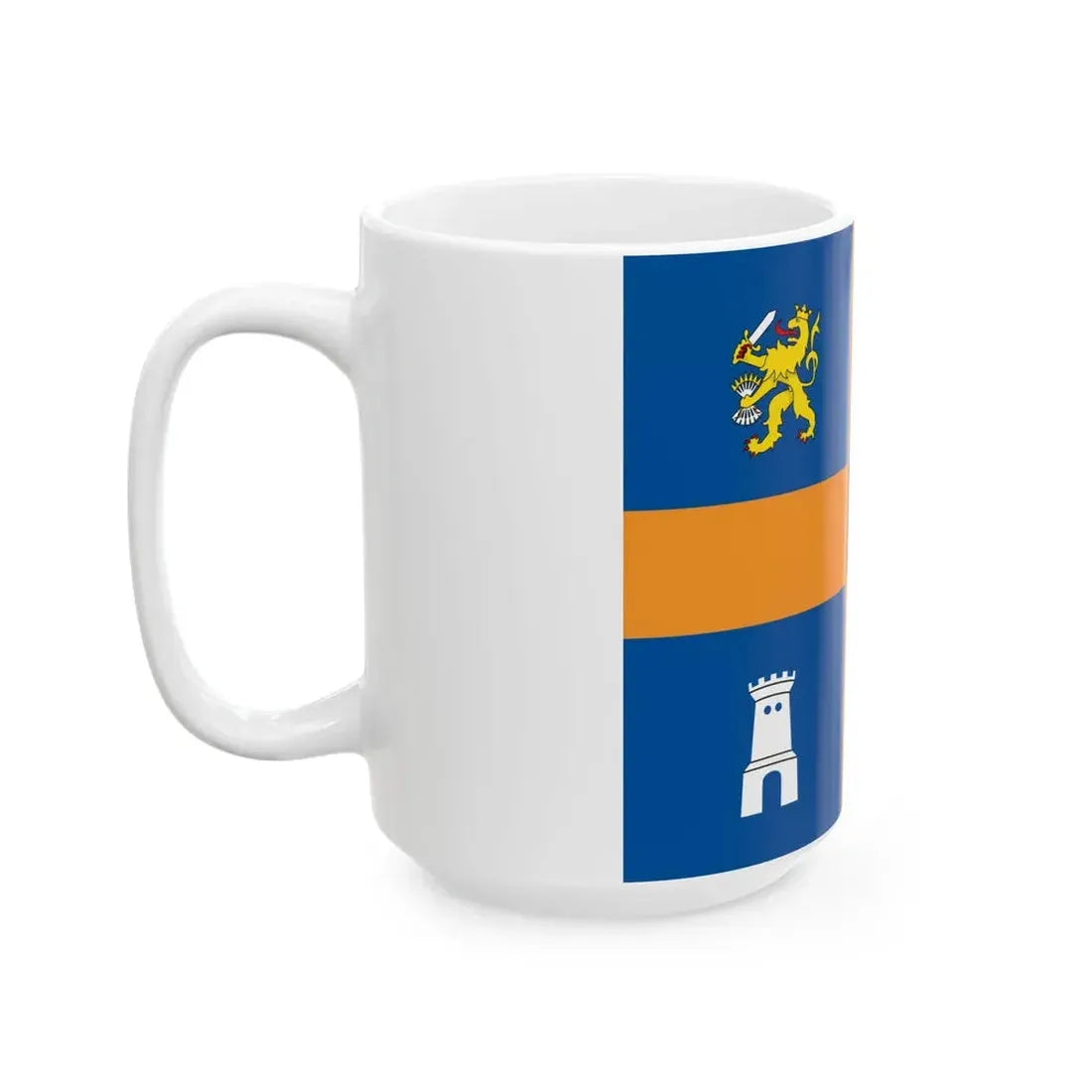 Vlag van prins Claus der Nederlanden (Netherlands) White Coffee Mug - Go Mug Yourself