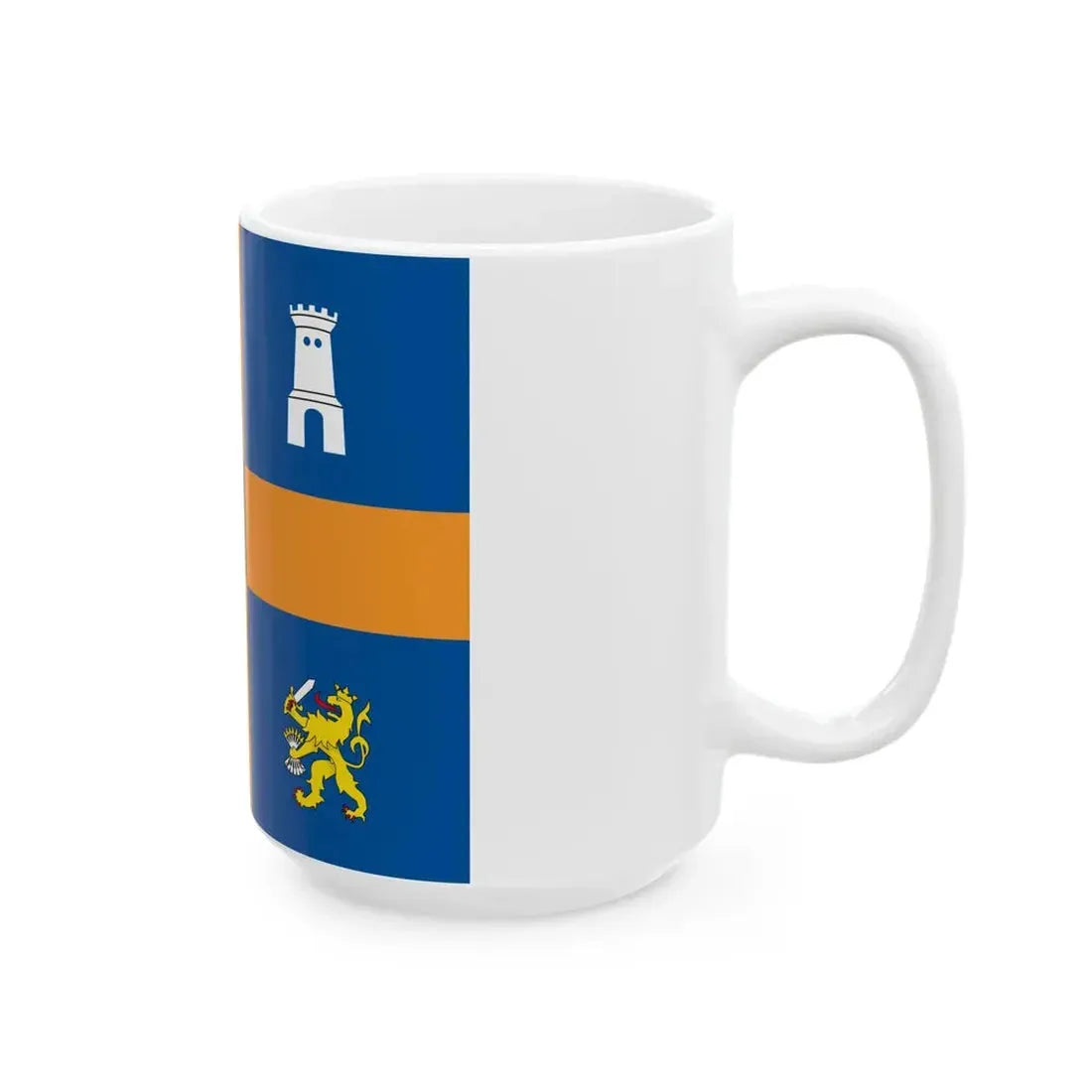 Vlag van prins Claus der Nederlanden (Netherlands) White Coffee Mug - Go Mug Yourself