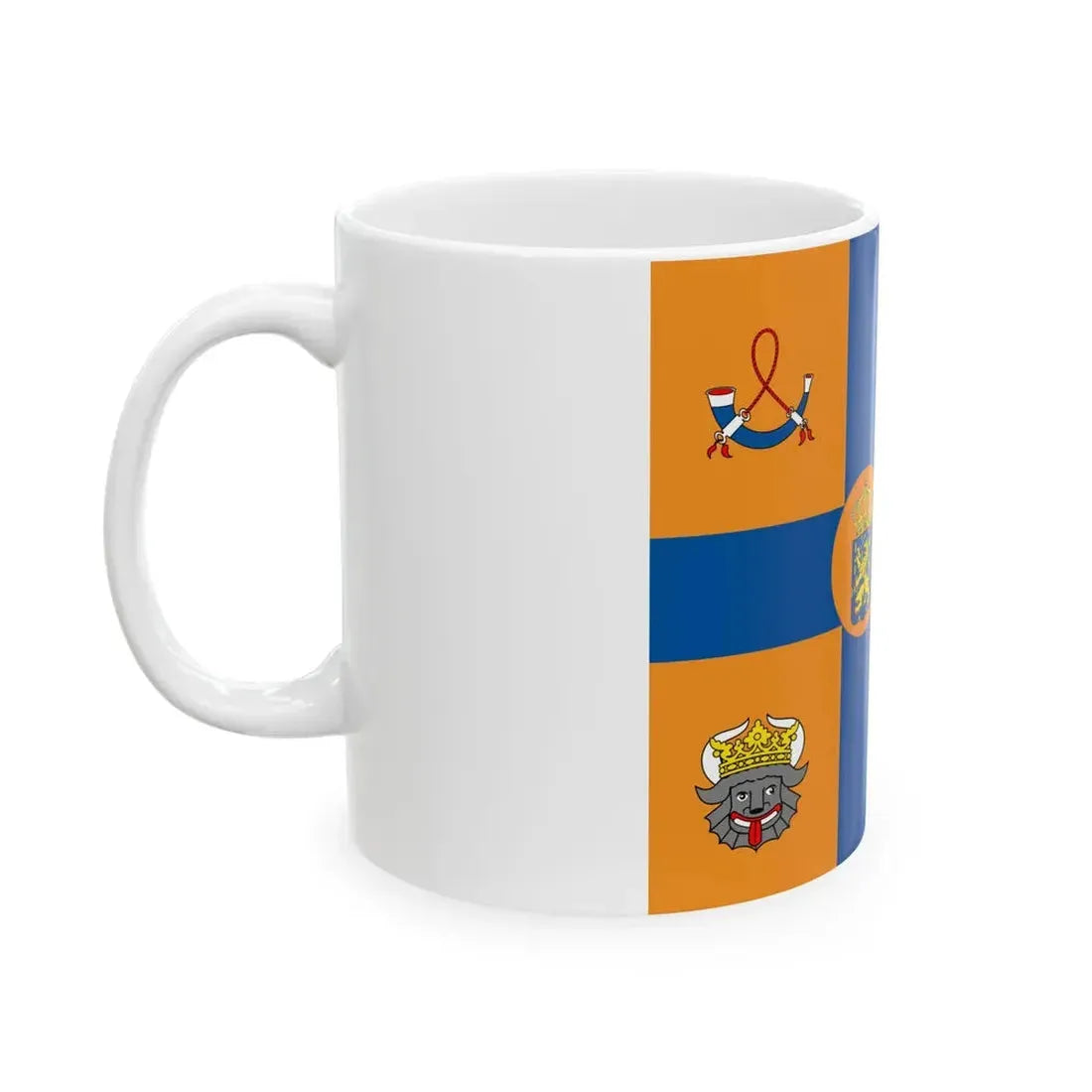 Vlag van prinses Juliana 1909 - 1948 en 1980 - 2004 (Netherlands) White Coffee Mug - Go Mug Yourself