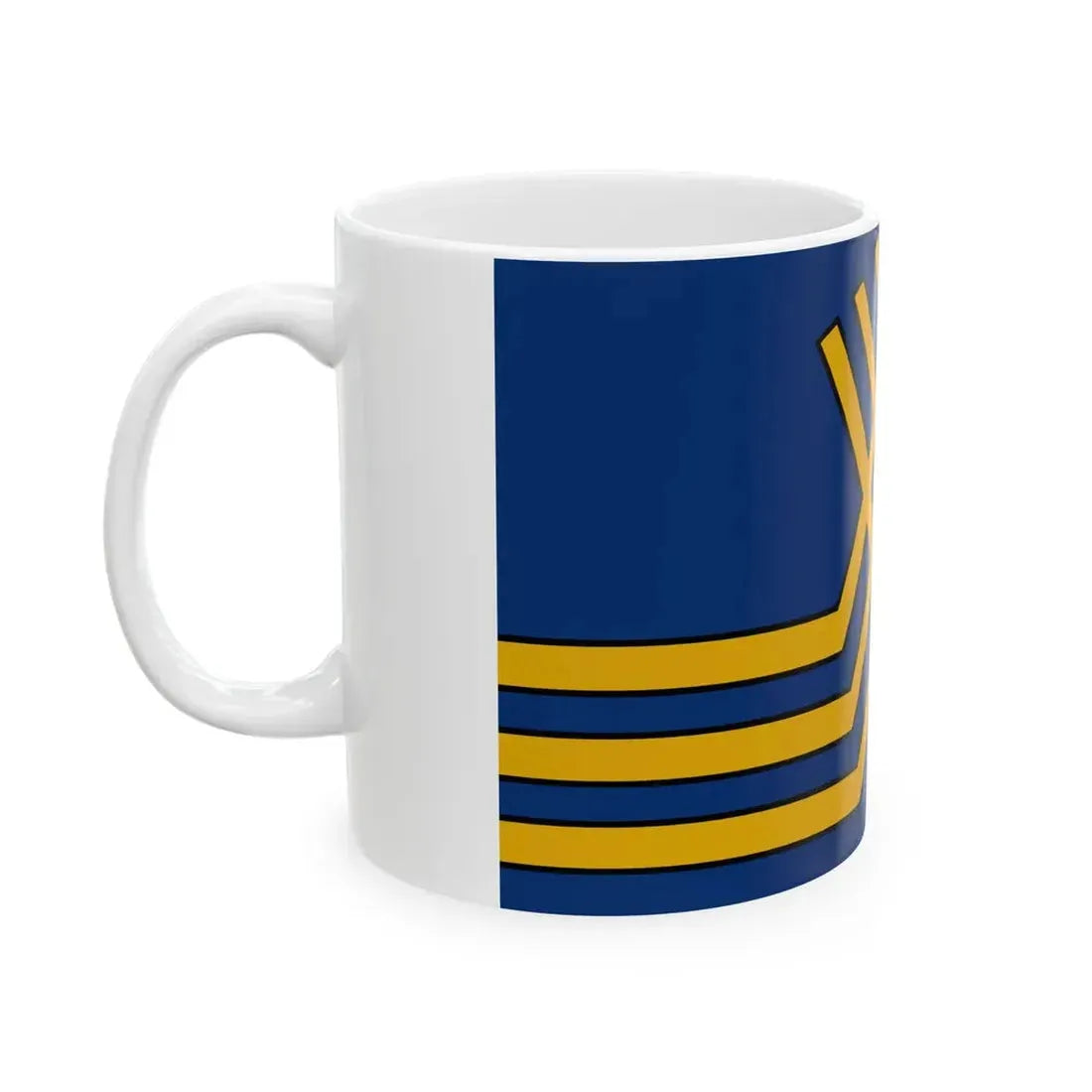 Vlag van Stekene (Belgium) White Coffee Mug - Go Mug Yourself