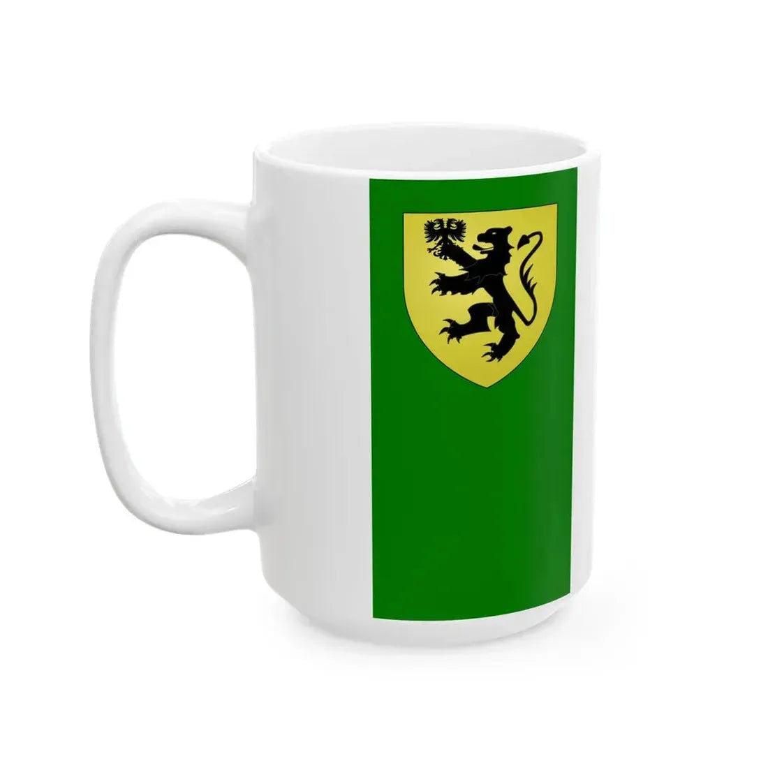 Vlag van Zelzate (Belgium) White Coffee Mug - Go Mug Yourself