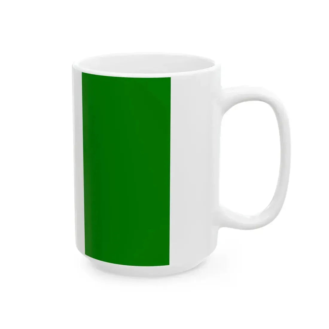 Vlag van Zelzate (Belgium) White Coffee Mug - Go Mug Yourself