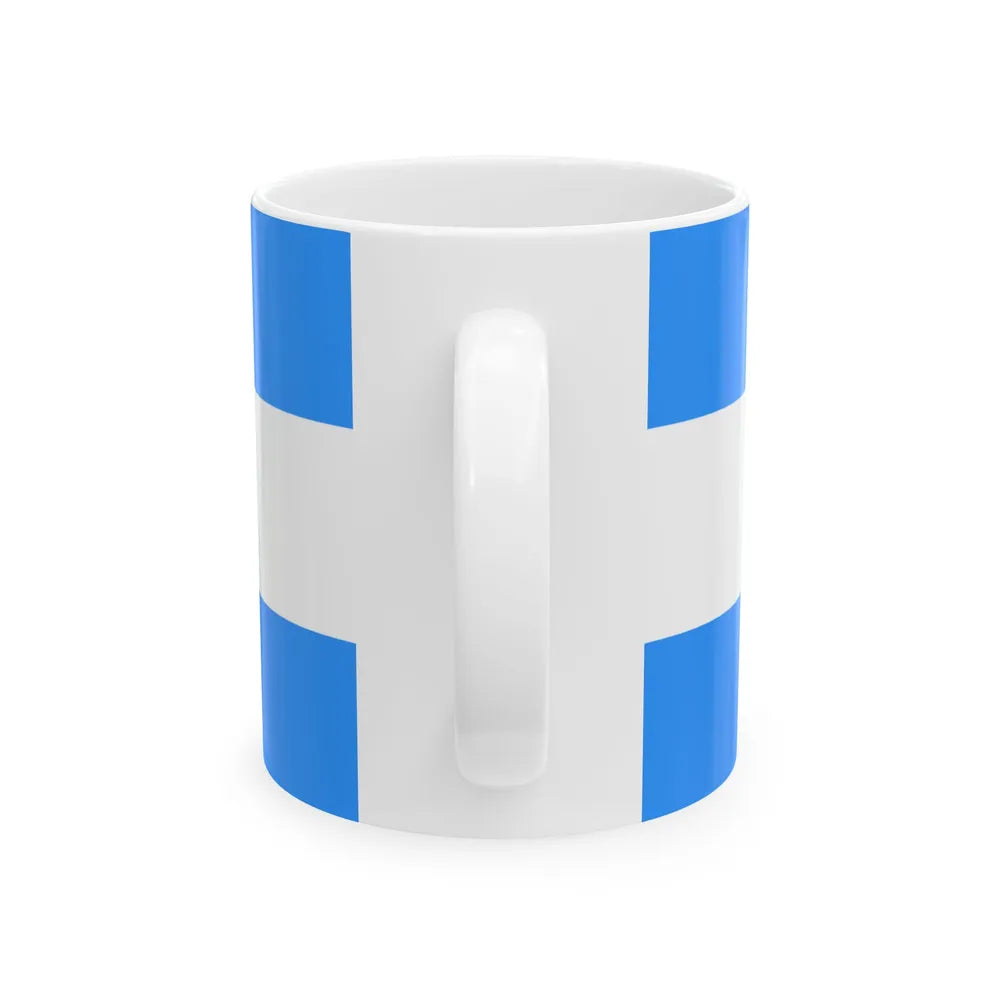 Vlag vukovar (Croatia) White Coffee Mug - Go Mug Yourself