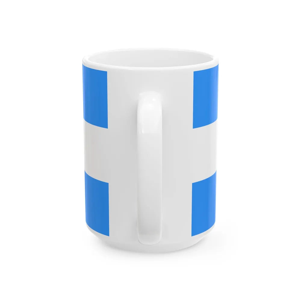 Vlag vukovar (Croatia) White Coffee Mug - Go Mug Yourself