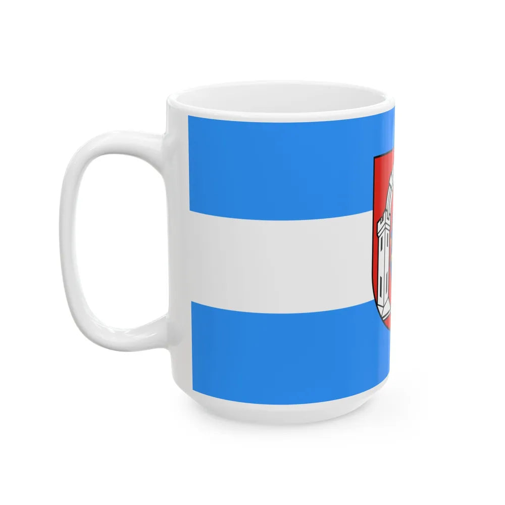 Vlag vukovar (Croatia) White Coffee Mug - Go Mug Yourself