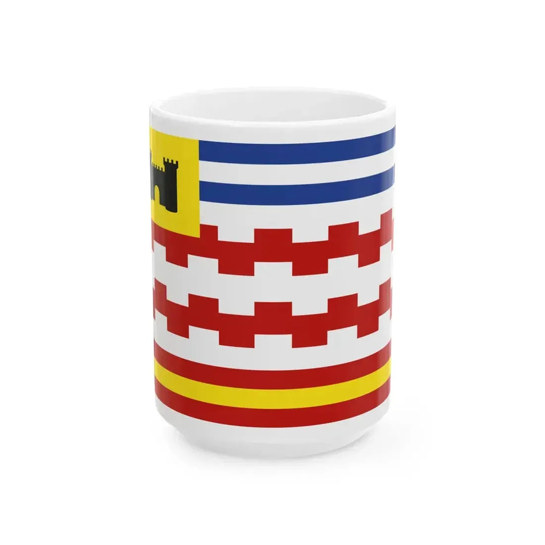 Vlag West Betuwe (Netherlands) White Coffee Mug 15oz - Go Mug Yourself