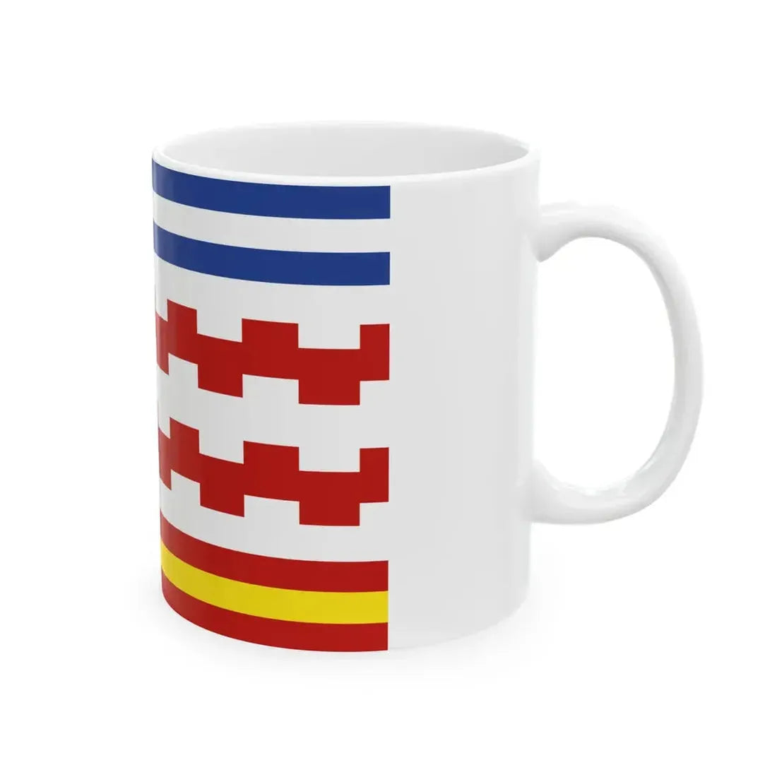 Vlag West Betuwe (Netherlands) White Coffee Mug - Go Mug Yourself