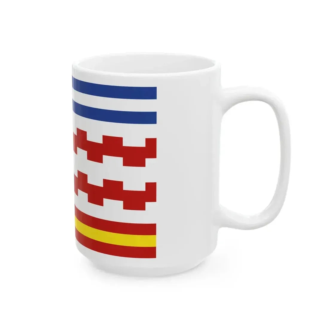 Vlag West Betuwe (Netherlands) White Coffee Mug - Go Mug Yourself