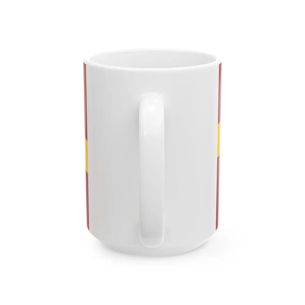 Vleteren vlag (Belgium) White Coffee Mug - Go Mug Yourself