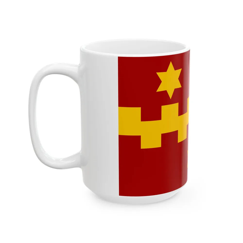 Vleteren vlag (Belgium) White Coffee Mug - Go Mug Yourself