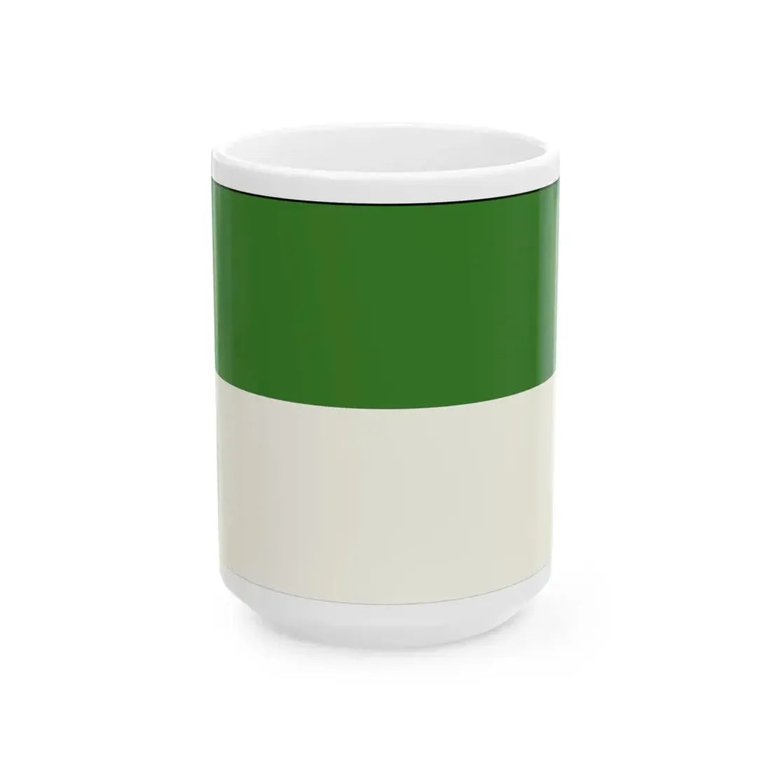 Vlieland flag (Netherlands) White Coffee Mug 15oz - Go Mug Yourself